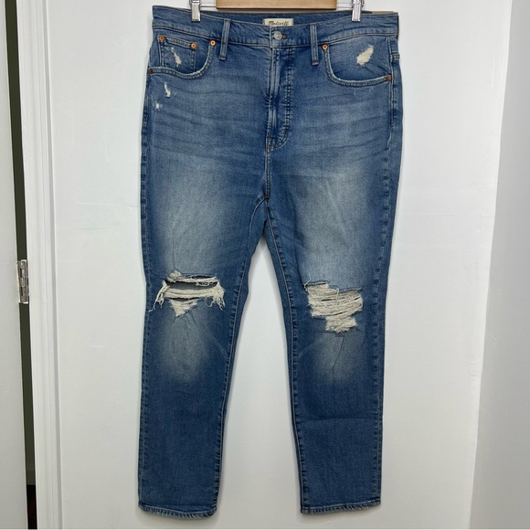 MADEWELL NWT The Perfect Vintage Distressed Jeans - Picture 2 of 8